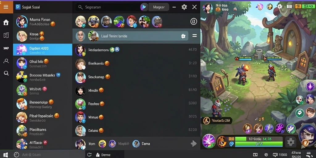 Screenshot menampilkan papan peringkat komunitas.