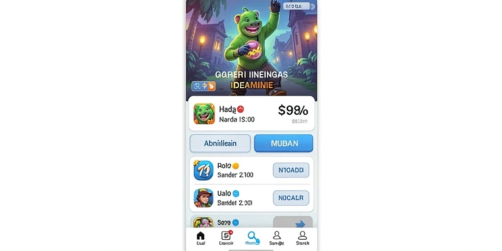 Lingkungan game yang kaya dan beragam.
