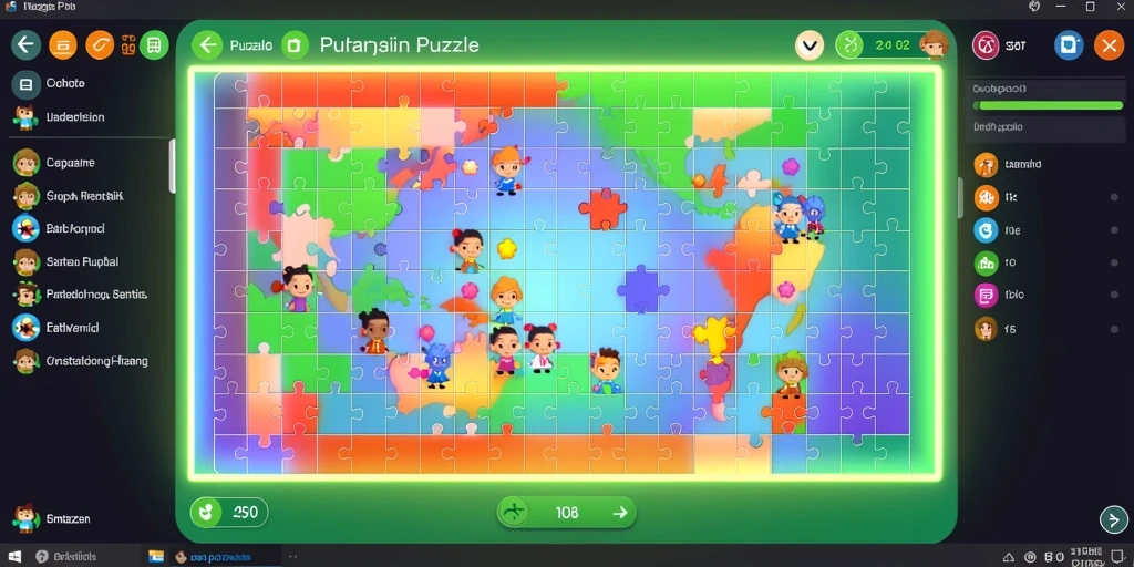 Tangkapan layar aksi seru di dalam game.