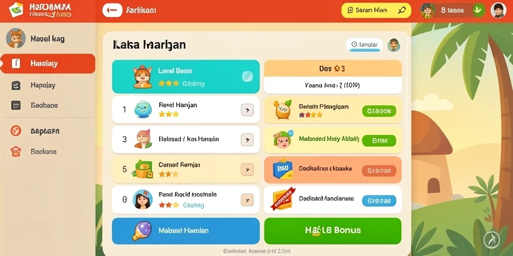 Level baru yang menantang untuk dijelajahi.
