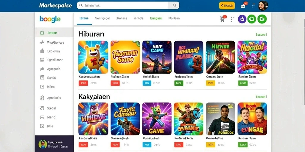 Screenshot menampilkan level baru yang menantang.