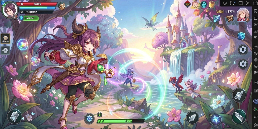 Screenshot menggambarkan mode permainan yang menantang.